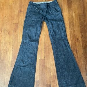 Zana Di Sailor Wide Leg Jean size 1
